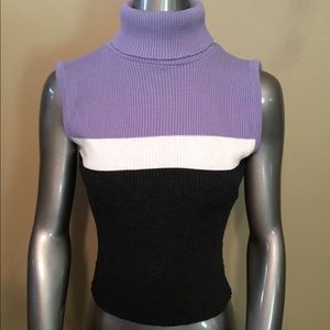 Vintage Great American Sweater crop turtleneck EUC